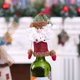 thumbnail image 3 of Injueey Cubierta de la botella de vino de Navidad Muñeca Navidad Beber Cubiertas de Navidad Funda protectora de la tapa de la cerveza de comedor Kits de decoración para fiestas Alce Injueey HA068789-03, 3 of 6
