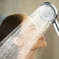 thumbnail image 5 of High-Pressure Handheld Showerhead | 3 Spray Modes | ABS Material | Black/Silver | 10.24x4.72 in | Ideal for Elderly & Kids | Home, Gym, Hotel Use | Easy Install | Multifunctional Shower, 5 of 6