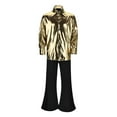 thumbnail image 3 of CONZONE Carnival 70S Disco Outfit For Men Funny Mens Hippie Clothes Sets Festival Stage Performance Clothes Dance Show Outfits, 3 of 9