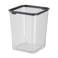 thumbnail image 2 of Boba de basura de la cocina del basurero de basura, contenedor de basura de cesta de papel residual de 15 litros para dormitorio, tocador, baño de claro, 2 of 8