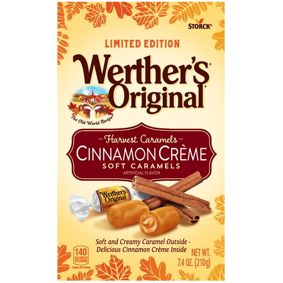 Werther's Original Soft Cinnamon Crème Caramels, 7.4 Oz BagRDC34