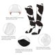 thumbnail image 3 of Fotbe Cow Skin 2 Calcetas Divertidas Estampadas para Hombre y Mujer, Calcetas de Algodón hasta la Rodilla para Caminar, Correr, Enfermería y Embarazo, 3 of 6