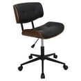 thumbnail image 1 of LumiSource Lombardi Mid-Century Modern Height Adjustable Office Chair, 1 of 6