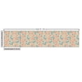 thumbnail image 2 of Floral Fabric by the Yard, Repetitive Blossoming Rose Flowers in Pastel Spring Tones, Decorative Upholstery Fabric for Sofas and Home Accents, Grey Yellow Sea Green by Ambesonne, 2 of 4