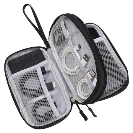 Electronic Accessories Organizer Bag Travel Storage Pouch for Chargers and Headphones Portable Cord Keeper for Business Trips and Daily Commute