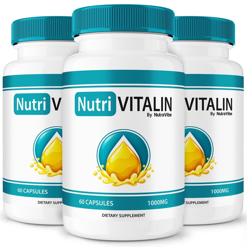 (3 Pack) NutriVitalin Capsules - Nutri Vitalin Prostate Support Formula with Natural Blend for Urinary Flow, Comfort & Balance | Easy-to-Swallow Daily Pills for Over-All Wellness (180 Capsules)