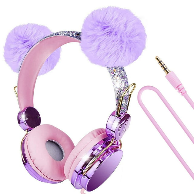 tredstone Children Headset Cartoon Wired 3.5mm Kids Headphone Plastic Adjustable Headphone for Phone Computer