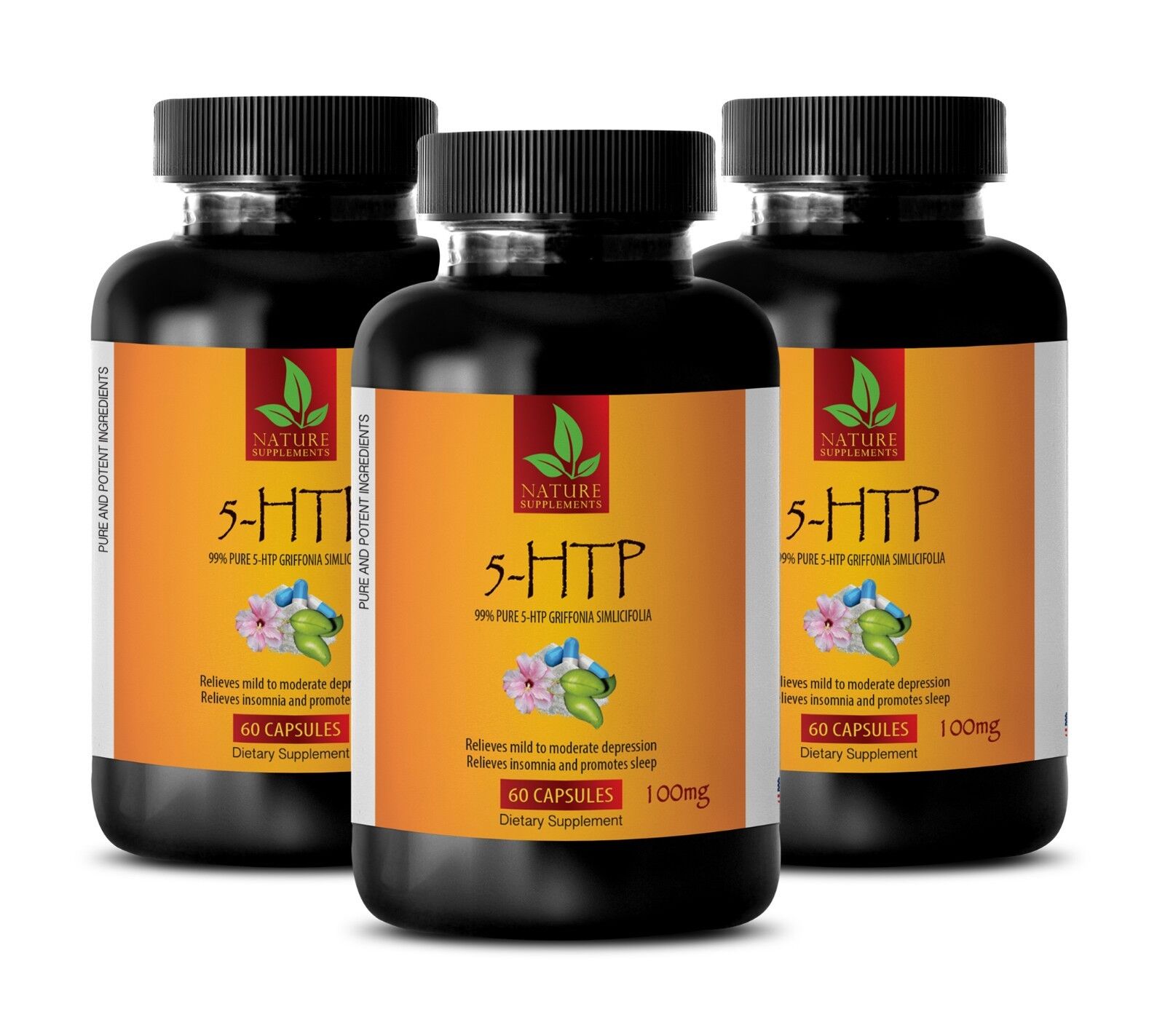 5Htp Griffonia Simplicifolia 5Htp 100mg Fall Asleep Faster 3 B