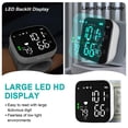 thumbnail image 4 of IESWKP Blood Pressure Monitor, Wrist Blood Pressure Monitor with Large LED Display Automatic Voice Broadcast BP Monitor for Home Use, 2 Users 180 Recordings, 4 of 11