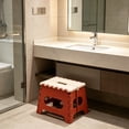 thumbnail image 4 of Gumesh Folding Lightweight Stool - Opens Easy with One Flip - Great for Kitchen, Bathroom or Bedroom, 4 of 6
