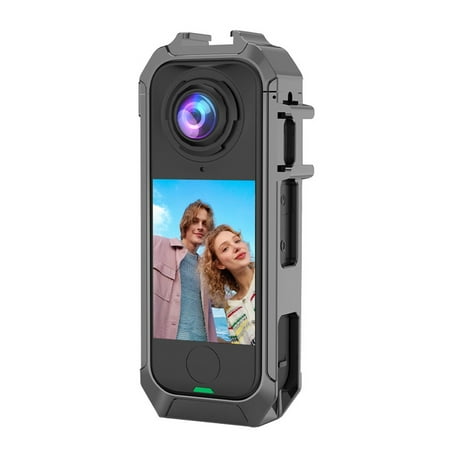 Protective Frame For X4 Air Cameras Cage Rig Housing With Shockproof Design Cold Shoe Slot 1/4 Screw Hole Magnetic Base
