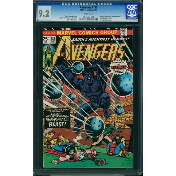 Avengers #137 - CGC 9.2 Comic Book