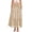 Beige, variant on GJSYRH Women's Summer Casual Elegant Smock Layered Tiered Maxi Skirt High Waisted A Line Flowy Long Skirts with Pockets Beige S