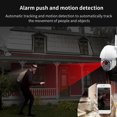 thumbnail image 4 of 1080P HD WiFi PTZ Al Aire Libre Pan Tilt Security IP IR Cámara Visión Nocturna Reino Unido 16G Sunnimix Cámara de seguridad PTZ para exteriores, 4 of 8