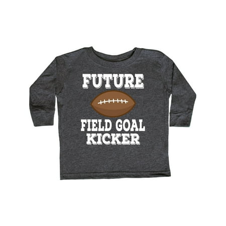 

Inktastic Football Future Field Goal Kicker Gift Toddler Boy Girl Long Sleeve T-Shirt