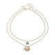thumbnail image 1 of 2 collares brillantes y joyas de playa para mujer Collar de perlas ajustable para todo tipo de ropa Collar de verano con motivo oceánico, 1 of 7
