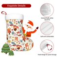 thumbnail image 5 of Rateoe Squirrel Nuts Mushroom Print Christmas Stockings,18 Inch Large Christmas Stockings Decoration Ornaments for Holiday Home Fireplace Indoors, 5 of 7