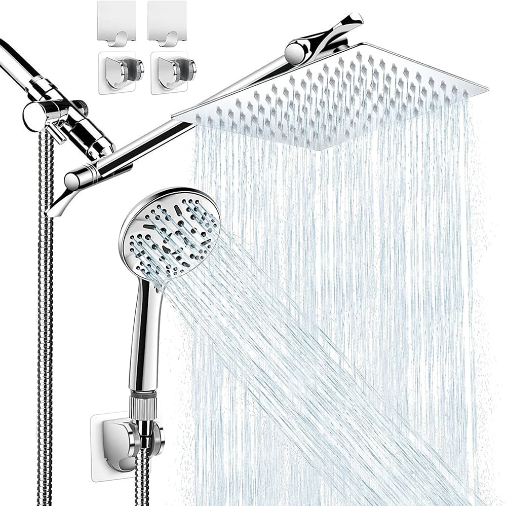 4.9” Square Head NEW Atomi Shower Head with Bluetooth Speaker Wireless