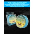 thumbnail image 6 of BLUEWING Braided Fishing Line 8 Strands PE Braid Fishing Lines Thin Diameter & Abrasion Resistant Fishing String for Saltwater Fishing 15LBS 300YD Blue, 6 of 7