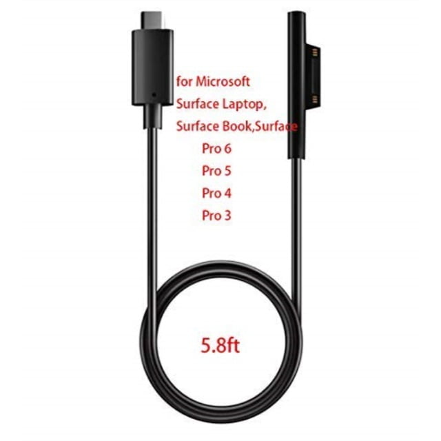 Surface Pro Connect To Usb C Charging Cable With Usb C Pd Charger For Microsoft Surface Laptop Surface Book Surface Pro 6 Pro 5 Pro 4 Pro 3 Surface Laptop 2 17 Surface Go 5 8ft Walmart Com Surface Pro Connect To Usb C Charging Cable With Usb C Pd Charger For Microsoft Surface Laptop Surface Book Surface Pro 6 Pro 5 Pro 4 Pro 3 Surface Laptop 2 17 Surface Go 5 8ft Walmart Com