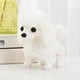 thumbnail image 1 of Electronic Plush Toys Puppy Plush Singing Interactive Puppy Stuffed Animals Animated Funny Toys Tail Wagging, Gifts for Boys Girls（Poodle [White]）, 1 of 3
