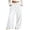 White, variant on Little Girls High Waist Wide Leg Jeans Stretchy Drawstring Waistb Loose Straight Denim Pants With Pockets Trousers Clothes
