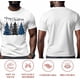 thumbnail image 5 of Camisetas gráficas informales de manga corta con diseño de árbol de Navidad para hombre, 5 of 8