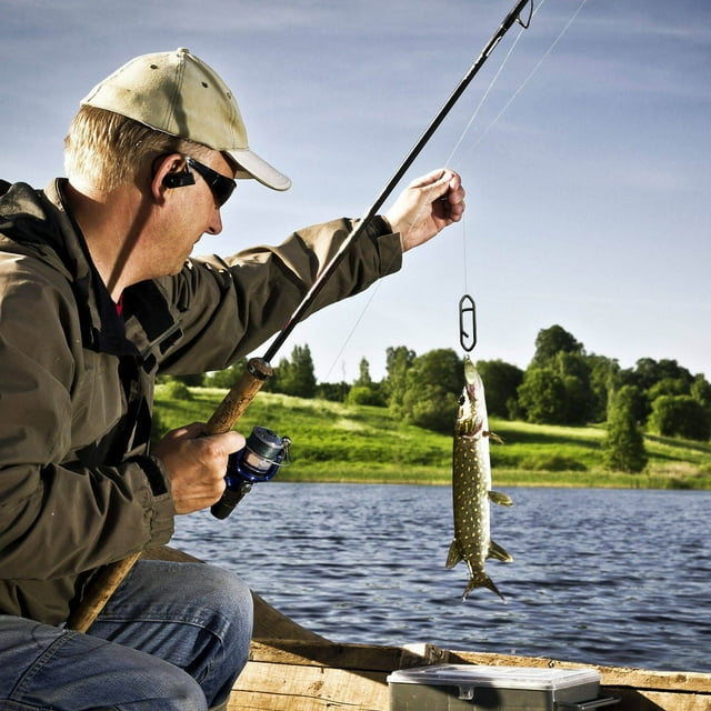 Clips de Vitesse de Pêche en Acier Inoxydable, Connecteurs à Changement Rapide pour Crankbait et Émerillons
