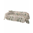 thumbnail image 2 of Mushroom Sofa Couch Covers for 3 Cushion Couch,Washable L Shape Sectional Sofa Covers for Loverseat/Pet,Retro Botanical Spring Aesthetic Floral Plant Herb Slipcover Throw Blanket Futon Cover 71x134, 2 of 8