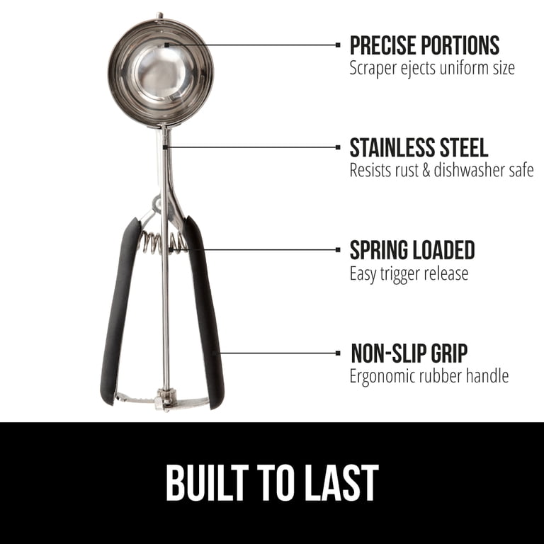 Gorilla Grip 2 Tsp Stainless Steel Cookie Scoop photo 2