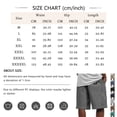 thumbnail image 3 of Zimjoy Cargo Shorts for Men Casual Cotton Twill Classic Fit 7" Inseam Cargo Shorts Elastic Waist 3 Pockets Summer Beach Dark Gray L, 3 of 5