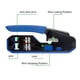 thumbnail image 4 of Kit de Herramientas de Engarzado RJ45 Engarzadora de Cables de Red ANGGREK, 4 of 7