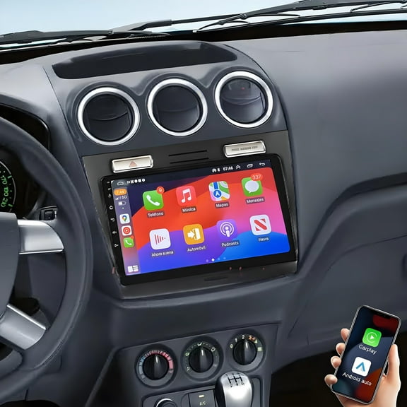 Gsuatey Android 14 Car Radio Stereo for Ford Transit Connect 2010-2014, 10 Inch 4 64G Touch Screen with Wireless CarPlay Android Auto, GPS FM /RDS SWC WiFi Bluetooth Backup Camera