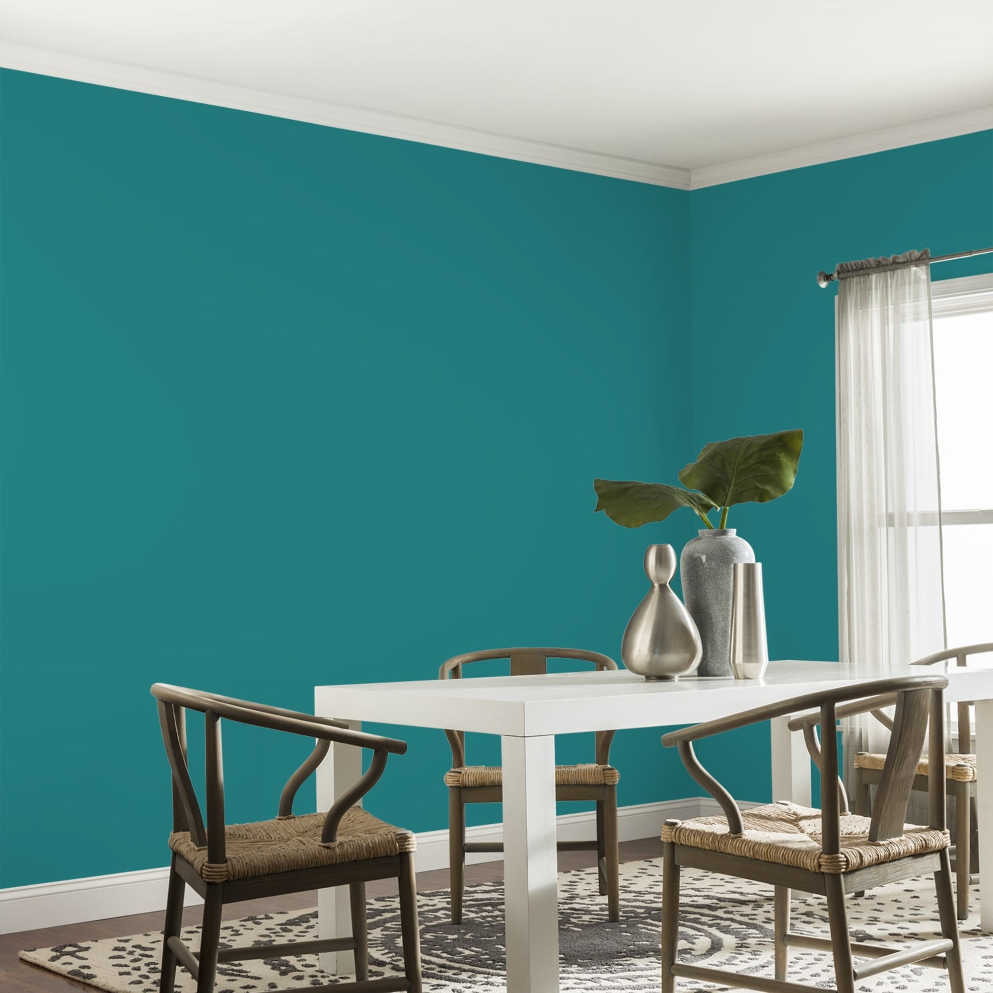 Glidden High Endurance Plus Jade Jewel Eggshell Interior Paint and Primer, 1 Quart