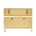 thumbnail image 3 of Adley Collection Six-Light New Traditional Satin Brass Clear Glass Bath Vanity Light, 3 of 12