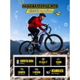 thumbnail image 6 of ESKUTE Mountain Electric Bike for Adults, 750W Brushless Motor, 20 MPH Top Speed, 48V 20.8Ah Battery, Full Suspension, 27.5" Tires, Up to 80 Miles Range, Red, 6 of 7