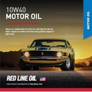 Red Line 11404 SAE 10W40 Fully Synthetic Motor Oil - 1 Quart (12 Pack)