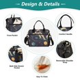 thumbnail image 3 of FORMRS Insulated Lunch Bag for Work School Unisex Large Capacity Cooler with Shoulder Strap, Astronaut Space, 3 of 6