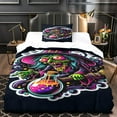 thumbnail image 1 of YingD American Flag Eagle Duvet Cover Set Wildlife Bedding Single Size, 1 of 5