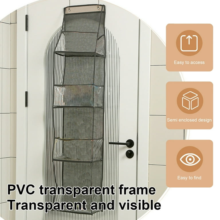 GERsome Over the Door Storage Organizer Baby Hanging Closet Door Organizer Heavy Duty Over the Door Pantry Organizer for Bathroom Bedroom Nursery Camper Walmart