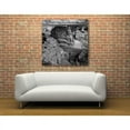 thumbnail image 2 of Epic Graffiti  "Canyon de Chelly National Monument" by Ansel Adams Giclee Canvas Wall Art - Grey 12" x 12", 2 of 5