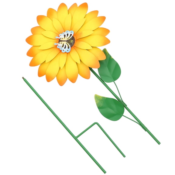 Worgeous Flower Garden Decoration Garden Metal Flower Decor Lifelike Flower Decoration for Yard