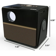 RCA 1080P Full HD Roku Smart Projector with Bluetooth and Multiple Aspect Ratios