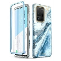 i-Blason Cosmo Series Case for Samsung Galaxy S20 Ultra 5G (2020 Release), Slim Stylish Protective Case Without Built-in Screen Protector, Blue, 6.9''