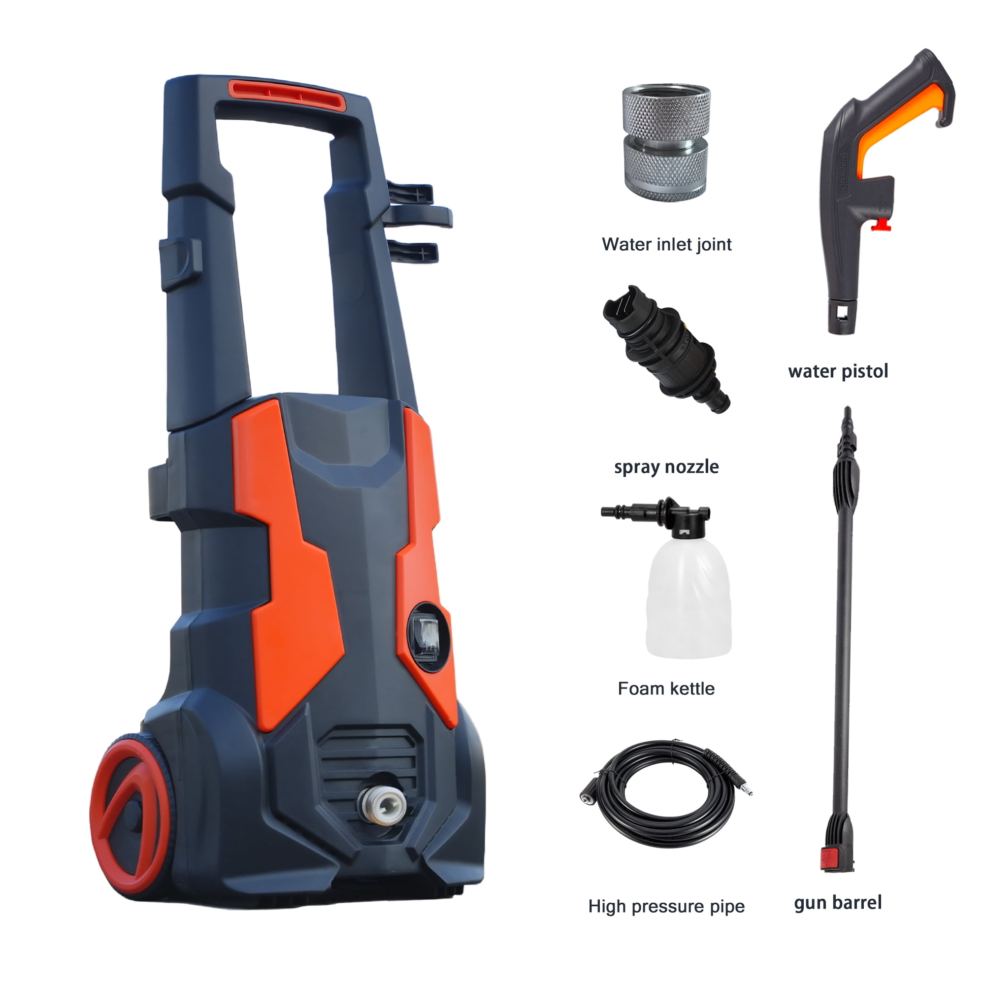 ONAIL Electric Pressure Washer,2800 PSI Extreme Cleaning Power & 2.0 GPM High Flow Rate, for Cars, Patios, and Floor Cleaning
