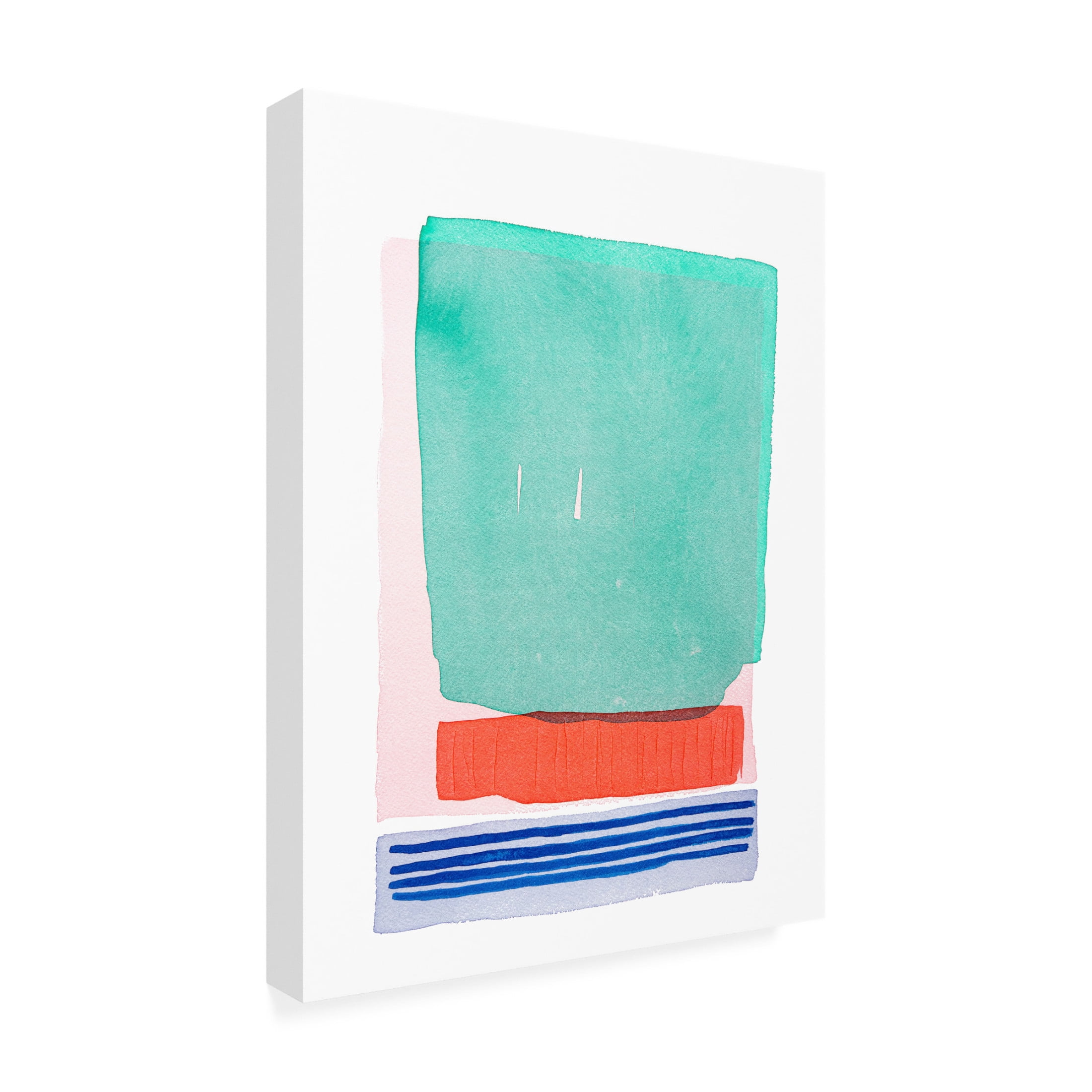 Canvas Wall Art - Simone Christen 'Helen At The Lido II' Wall Art for Living Room, Bedroom, or Office Décor by Trademark Fine Art - 14 x 19 Inches