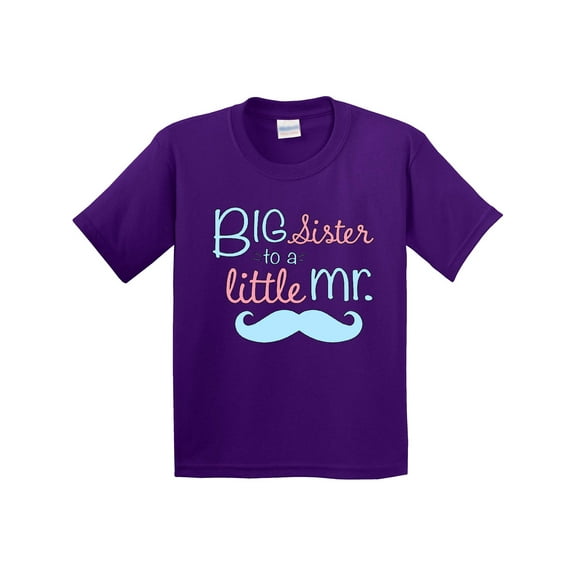 Inktastic Big Sister to a Little Mr Youth T-Shirt