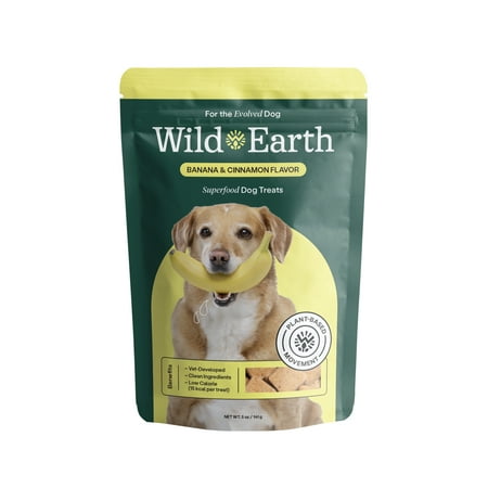 UPC: 0860000953719 | 3 Pack – Superfood Dog Treats with Koji (5 oz per bag) by Wild Earth