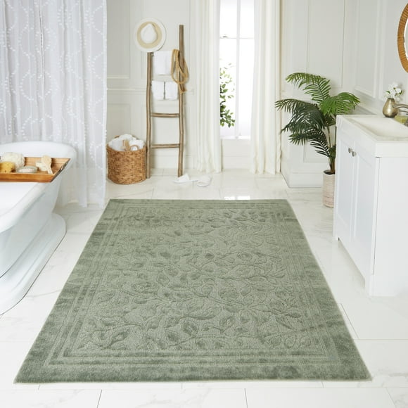 Sage Green Bathroom Rugs