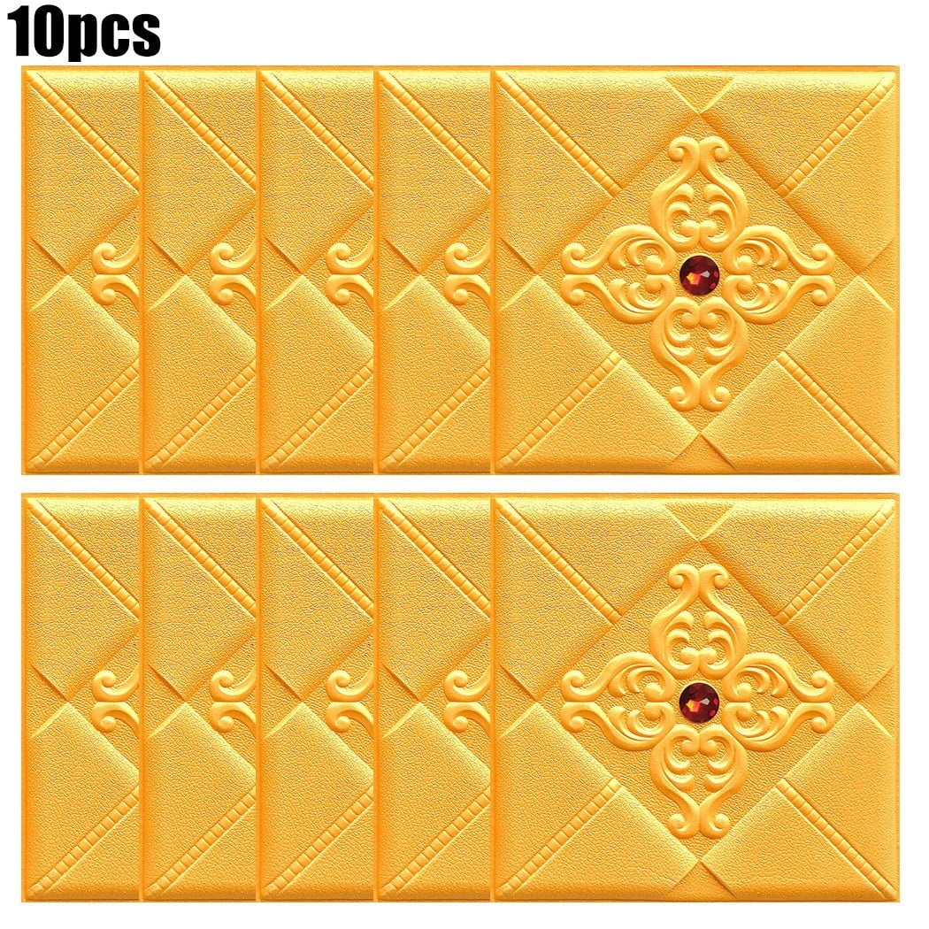 3D Tile Brick Wall Sticker Selfadhesive Foam Panel Waterproof